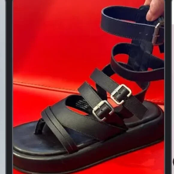 New Free People Jojo Gladiator Sandals Size 9 EU 40 MSRP: $148 Leather nwot - Picture 1 of 6